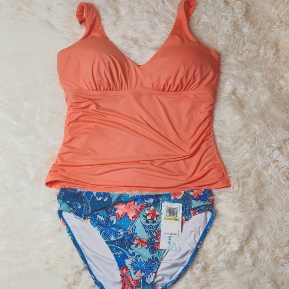 2pc Swimsuit Tankini Cremiux‎ C